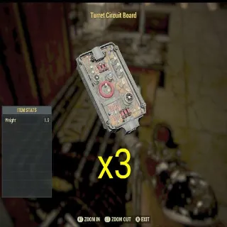 3x Turret Circuit Board