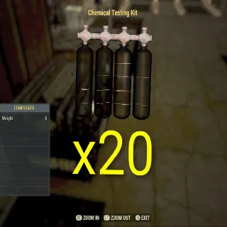 20x Chemical Testing Kit