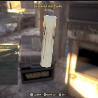 Ceremonial Moth Candle