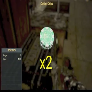 2x Casino Chips