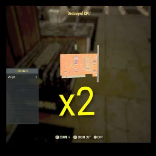 2x Destroyed Cpu