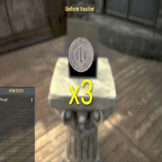 3x Uniform Voucher