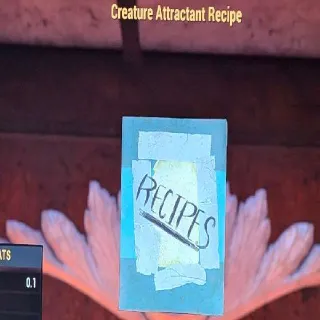 Creature Attractant Recipe