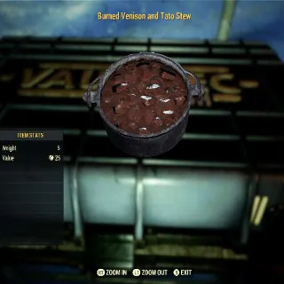 Burned Venison And Tato Stew ( Read Disc