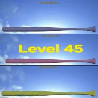 Level 45 Colored Bat Set