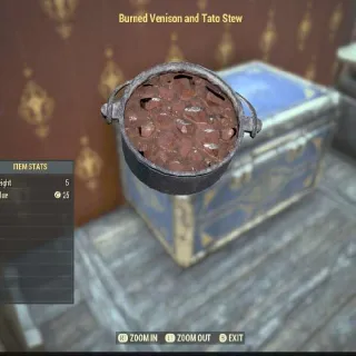 Burnt Venison &Tato Stew