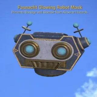 Glowing Robot Mask