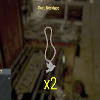 2x Dove Necklace