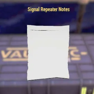 Signal Repeater Notes