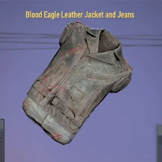 Blood Eagle Leather Jacket And Jeans