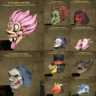 OG Rare Fasnacht Masks