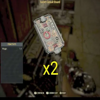 2x Turret Circuit Board