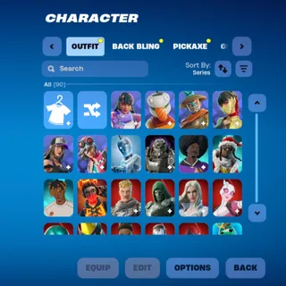 FORTNITE ACCOUNT - DARTH VADER / INDIANA JONES / GALAXY ANDROMEDA - 88 SKINS - EMAIL CHANGEABLE