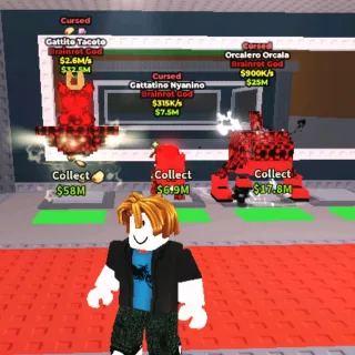 Steal a Brainrot - Cursed Gattito Tacoto, Orcalero Orcala and Gattatino Nyanino