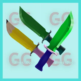 MM2: Skool, Goo, Neon Knives Set