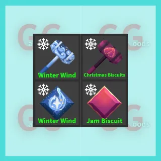 FTF: Winter Wind & Christmas Biscuits Sets Bundle