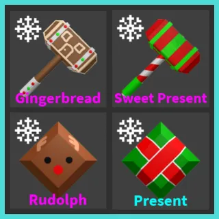 FTF: Gingerbread/Rudolph  & Sweet Present Sets Bundle