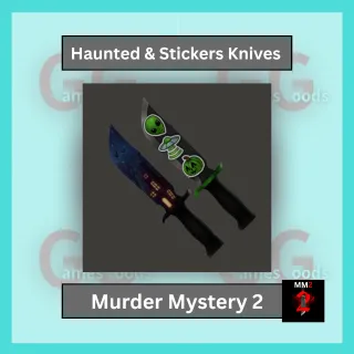 Haunted & Stickers Set MM2