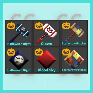 FTF: Halloween Night, Clown & Scarecrow Sets Bundle