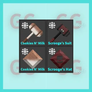 FTF: Cookies N’ Milk & Scrooge’s Suit Sets Bundle