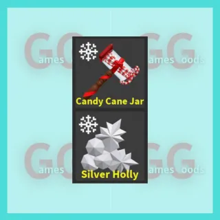 FTF: Candy Cane Jar Set