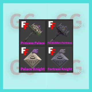 FTF: Princess Palace & Forbidden Fortress Sets Bundle