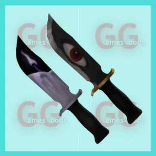 MM2: Candle & Eyeball Knives Set