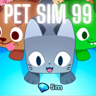 5m Gems Pet Sim 99 