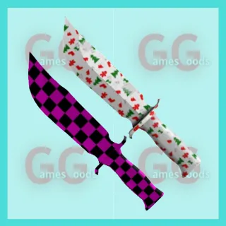 MM2: Checker & Gifted Knives Set