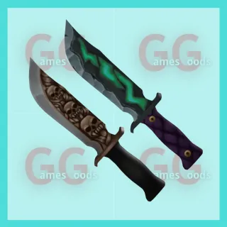 MM2: Skulls & Witched Knives Set