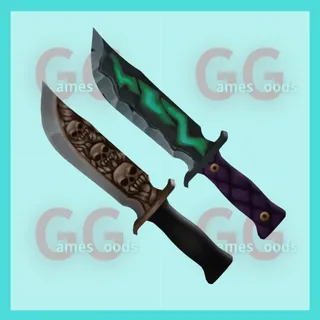 MM2: Skulls & Witched Knives Set