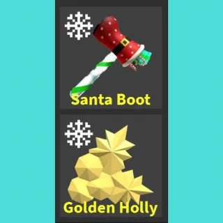 FTF: Santa Boot Set