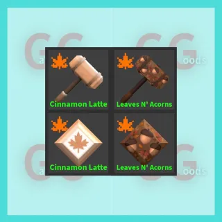 FTF: Cinnamon Latte & Leaves N’ Acorns Sets Bundle