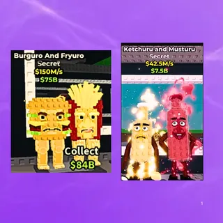 BURGURO AND FRYURO + KETCHURO AND MUSTURU - STEAL A BRAINROT