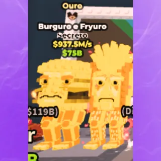 BURGURO AND FRYURO GOLD 937M/s - STEAL A BRAINROT 