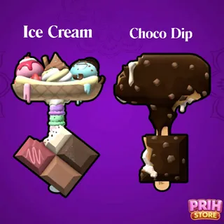 Ice Cream + Choco Dip | Flee The Facility 
