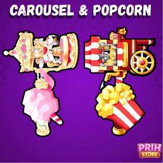 Popcorn & Carousel + 2 Bonus| FLEE THE FACILITY (FTF)