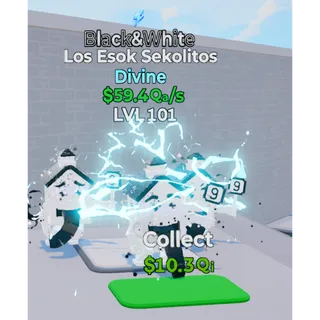 Los Esok Sekolitos Black & White 1 trait - GO UP FOR BRAINROTS