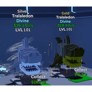 2x Tralaledon - Go up for brainrots