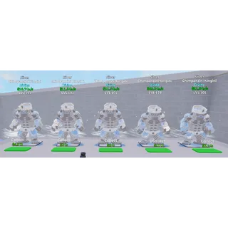 Go Up For Brainrots - 5x Silver Chimpanzini Kingini 