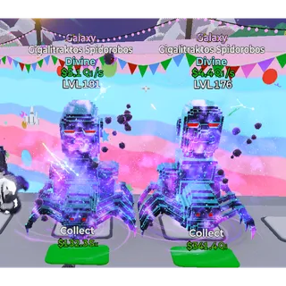 2X GALAXY GIGALITRAKTOS SPIDOROBOS
