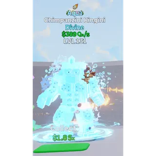 Aqua Chimpanzini Kingini 1 traited  - Go Up For Brainrots