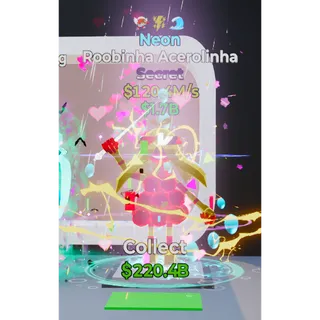 Neon Roobinha Acerolinha 3 traits - Steal The Brainrot