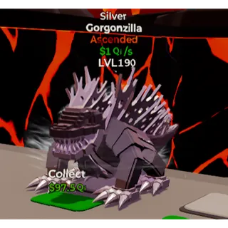 Silver gorgonzilla