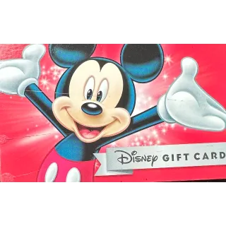 $450.00 USD Disney Gift Card