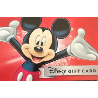 $50.00 USD Disney Gift Card