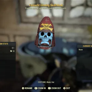 Glowing skull Mask