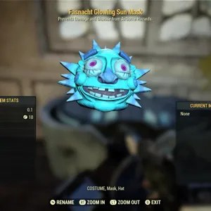 Glowing Sun mask
