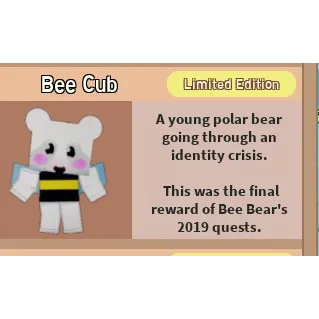 Bee Cub Skin