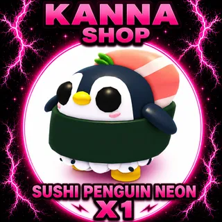 Sushi Penguin Neon